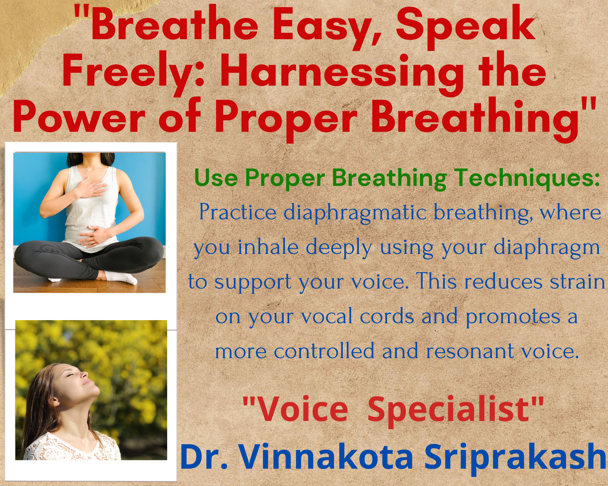 Breathe Easy, Speak Freely: Harnessing the Power of Proper